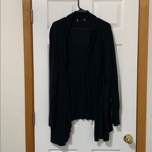 3x Long sleeve black cardigan